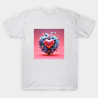 Heart as pinky machinery T-Shirt